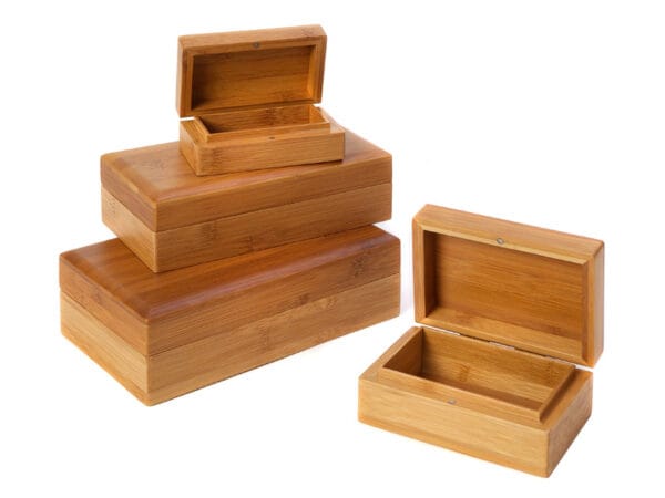 Eden Wood Casket - Natural Finish - XS, S, M, L, XL sizes - Image 2