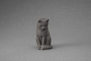 Pulvis Mini Cat Urn - Grey