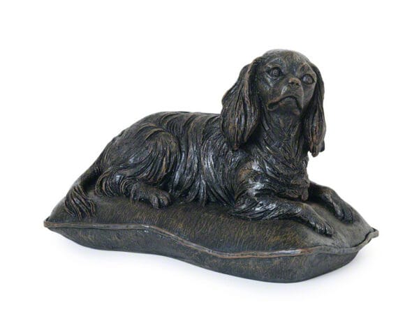 Cavalier Spaniel Urn in Resin