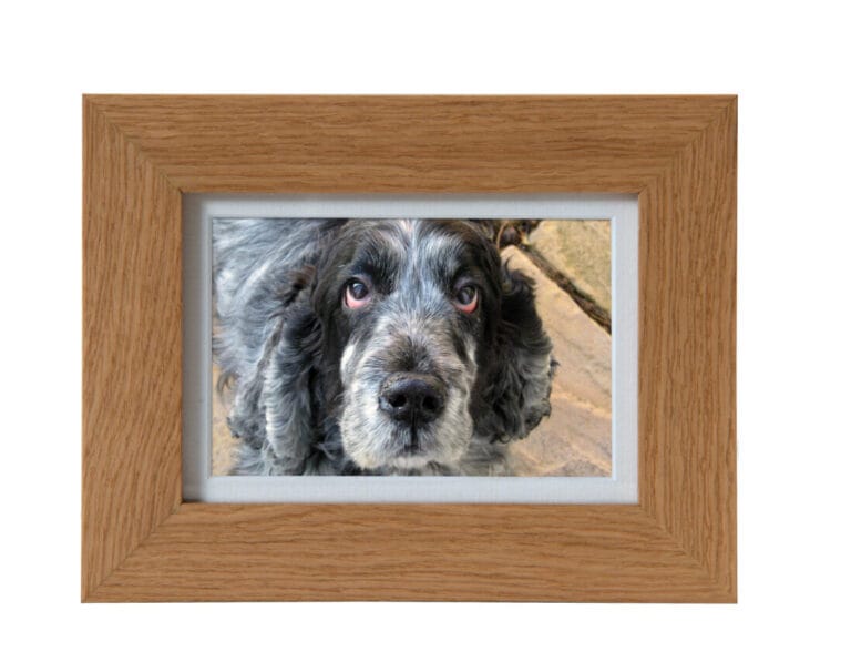 Tribute Photo Frame In Natural Oak