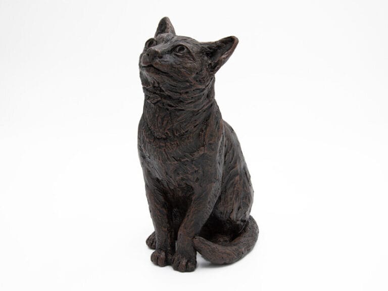 Cat Resin Urn