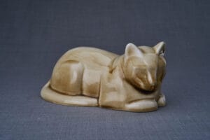 Pulvis Cat Urn - Sand